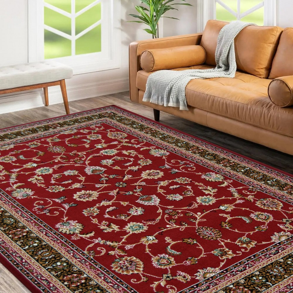 Maestro Agrah Traditional Vintage Rugs in Red